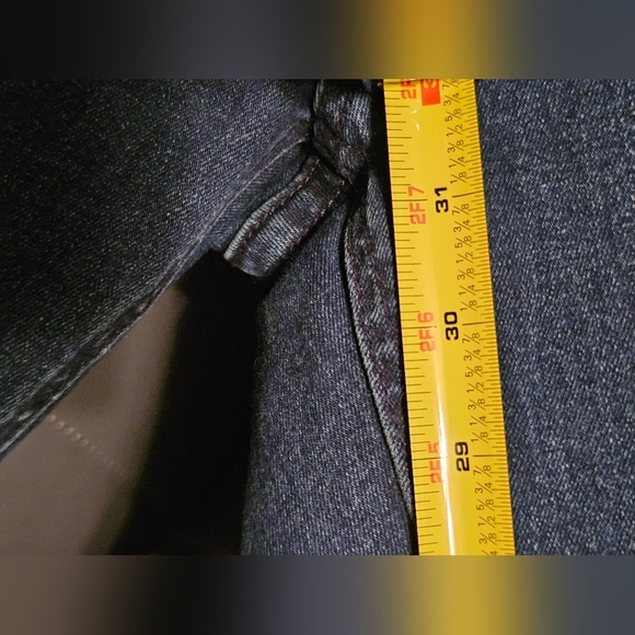 Rock & Roll Denim Bargain Button Bell Flare 30x34 - Picture 8 of 9